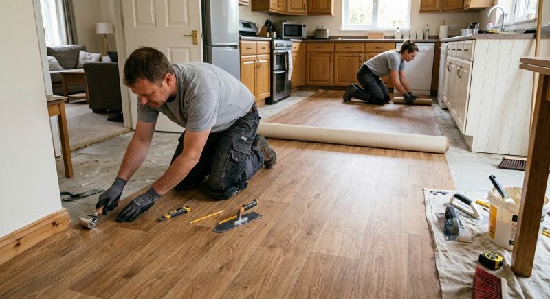 Linoleum Floor Installation in Issaquah, WA