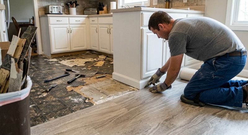 Linoleum Floor Installation in Maple Valley, WA