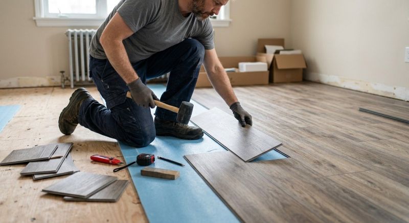 Linoleum Floor Installation in Mercer Island, WA