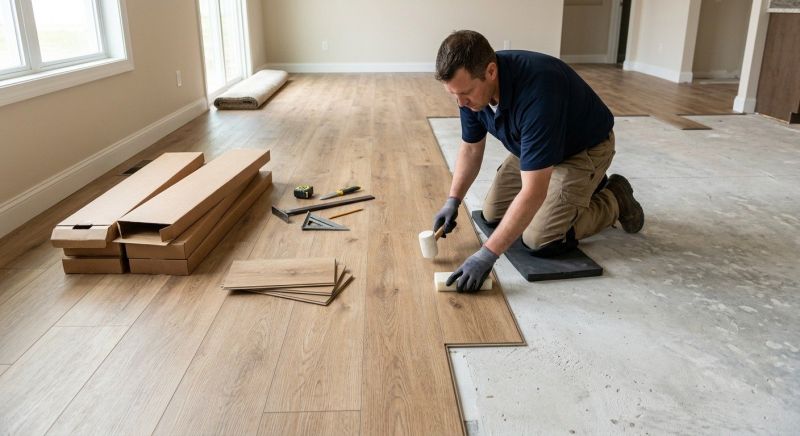 Luxury Vinyl Tile Installation in Vashon, WA
