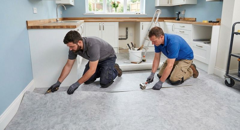 Sheet Linoleum Installation in Issaquah, WA
