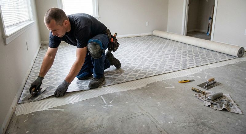 Sheet Vinyl Installation in Everett, WA