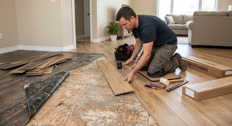 Vinyl Flooring Installation in Kent, WA