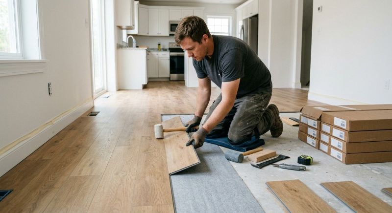 Vinyl Plank Floor Installation in Issaquah, WA