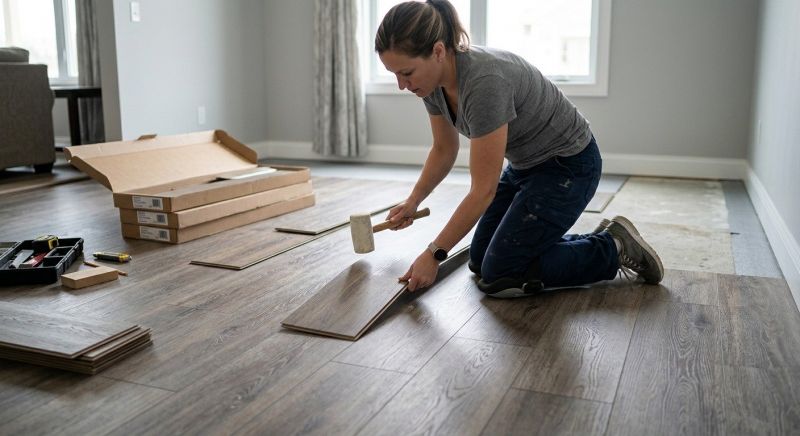 Vinyl Plank Floor Installation in Issaquah, WA