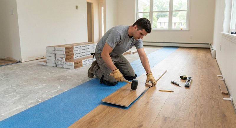 Vinyl Plank Floor Installation in Issaquah, WA