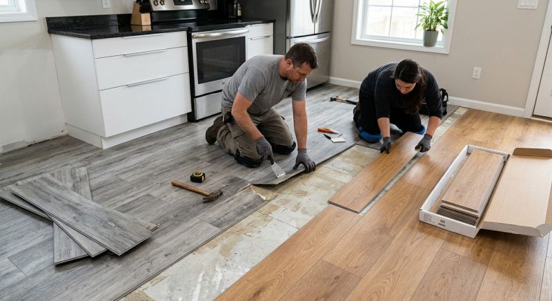 Vinyl Tile Replacement in Issaquah, WA